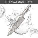 Astercook Knife Set, 15-Piece Kitchen Knife Set with Block, Built-in Knife Sharpener, German Stainless Steel Knife Block Set, Dishwasher Safe - Image 7