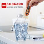 TempPro TP15H Waterproof Instant Read Meat Thermometer for Cooking, Digital Food Thermometer with Backlight & Calibration, Cooking Thermometer for BBQ, 10.47 x 1.16 x 0.69 (Previously ThermoPro) - Image 7