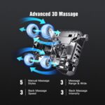 MYTHIA SL Track Massage Chair Recliner, Full Body Massage Chair, Zero Gravity, Bluetooth Speaker, Airbags, Heating, Extendable Footrest and Foot Massage (Beige) - Image 6