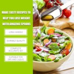 2PCS 1tsp (1/3tbsp, 5ml) Single Measuring Spoon, Stainless Steel Long Handle Individual Teaspoons Only - Image 6