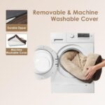 EHEYCIGA Orthopedic XL Dog Bed for Large Sized Dog, 42x30x7.5 Inch Extra Large Memory Foam Dog Couch Bed with Sides, Waterproof Liner & Washable Removable Cover, Bolster Pet Sofa, Brown - Image 7