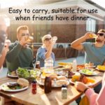 Tiaiidi 24 Pack 3.5 oz Square Plastic Spice Jars,Seasoning Containers with Black Screw Lids to Pour or Shake,Empty Storage Spice Containers for Spice,Powders,Peppers - Image 7