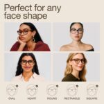 miyya Blue Light Glasses for Women & Men – Oversized UV & Blue Light Blocker Chunky Frames, Stylish Eyewear Accessories - Image 6