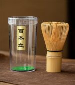 Matcha Whisk - Bamboo Whisk for Matcha Powder, Handcrafted Organic Traditional Japanese Chasen, 100-Prong Matcha Stirrer Wisk Mixer Brush for Authentic Tea Preparation - Image 5
