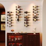 24 Bottles Wall Mounted Wine Rack, Detachable Wall Hanging Bottle Holder, Use as One or Four, DIY Display, Storage Racks for Wine, for Restaurant, Bar, Cellar - Image 7