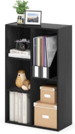 Furinno Luder 5-Cube No Tool Assembly Open Shelf, Blackwood - Image 7