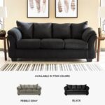 Signature Design by Ashley Darcy Classic Contemporary Sofa, Black - Image 8