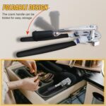 Commercial Can Opener, ICEKATl Can Opener Manual Heavy Duty Easy for Big Cans with Magnet, Folding Hand Crank With Comfortable Long Handles - Image 6