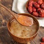 Soup Spoons,AOOSY Wooden Soup Spoons, 6 Pieces 7.84 inches Japanese Ramen Spoon Round Nanmu Wood Long Handle Rice Dessert Cooking Tasting Dinner Table Spoon for Kitchen Restaurant - Image 7