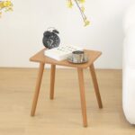 AWASEN Mid Century Modern Side Table, Small End for Living Room Bedroom Office Small Spaces, Modern Side Table Nightstand with Solid Wood, Easy Assembly, (Brown) - Image 6