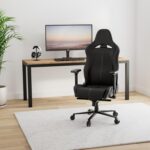 Razer Enki Gaming Chair: All-Day Comfort - Built-in Lumbar Arch - Optimized Cushion Density - Dual-Textured, Eco-Friendly Synthetic Leather - Reactive Seat Tilt & 152-Degree Recline - Black - Image 3