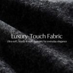 Vamcheer U Shaped Cloud Couch - Utra Soft Modular Sectional Sofa with 2 Movable Ottoman, Deep Seat Boneless Couches for Living Room, Bedroom, Office, No Assembly Required, Black - Image 8