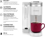 Keurig K-Supreme SMART Single Serve Coffee Maker With WiFi Compatibility, 4 Brew Sizes, And 66oz Removable Reservoir, Compatible with Alexa, White - Image 3