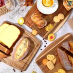 Kigley 10 Pcs Acacia Wood Cutting Boards Bulk for Laser Engraving Wooden Dinner Plates with Groove Chopping Charcuterie Board Carving Tray for Holiday Housewarming Party Gifts (10 x 12 Inch) - Image 6