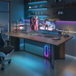 Hlivelood 78 Inch Dining Table for 6 8 People,Modern Rectangular Kitchen Table W/Waterproof Tabletop,Large Modern Dining Room Tables W/Adjustable Legs,Wooden Dinner Table for Kitchen Dining Room - Image 8