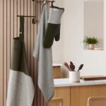 KitchenAid® Evergreen Design Series Heavyweight Textured Oversized Kitchen Towels 3-Pack Set, Absorbent 100% Cotton, Dual-Purpose, Deep Forest Green, 18"x28" - Image 7