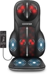 COMFIER Shiatsu Back Massager with Heat, Deep Kneading & Rolling Massage Chair Pad, Chair Massager for Office Home Use Mothers Day Gifts for Womem - Image 2