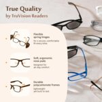 TruVision Readers 9504H Reading Glasses for Men & Women 1 or 3 Pk - Image 4