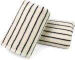 Jacquotha Black and White Striped Hand Towels for Bathroom, Vintage Kitchen Decor, Guest Use, Adults & Kids, Natural Cotton, 14” x 29” - Image 9