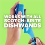 Scotch-Brite Non-Scratch Dishwand Refill, 14 Dish Wand Sponge Refills, Removes Stuck-on Food, Best for Nonstick Pots and Pans, Glass, Tubs & Showers, Fits all Scotch Brite Dishwands - Image 3