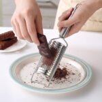 Tongjude Stainless Steel Cheese Grater Set, Set of 5 Kitchen Grater & Peeler & Slicer, Lemon Zester with Cleaning Brush for Vegetable, Fruit, Chocolate - Image 4