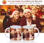 DANALLAN Sublimation Mugs, Premium Coffee Mugs Set of 12 White Ceramic Sublimation Cups 11 oz Christmas Coffee Mug for Soup Tea Milk Latte Hot Chocolate - Image 7