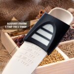 Performore Adjustable Measuring Spoon with Double End Adjustable Scale, 9 Stalls All in One Measuring Spoon, Wide Range of Measurements - Dry and Semi-Liquid Ingredients for Baking, Cooking - Image 6