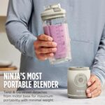Ninja Blast Max, Portable Blender + Twist & Go, Personal Smoothie, Blend, Ice Crush, 3 Programs, Cordless, 22 oz removable Vessel, Dishwasher Safe, Leakproof, Navy, BC251NV - Image 4