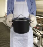 Nouvelle Legende Quilted Cotton Terry Oven Mitts for Baking, BBQ, and Cooking Protection, Heat-Resistant Gloves for Kitchen and Grill, Comfortable Grip, Machine Washable, Reusable, 17-Inch, 1 Pair - Image 8