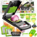 Heavy-Duty Vegetable Chopper | 14-IN-1 | Super-Sharp, Ultra-Hardened & Never-Rust Blades | Military-Grade, Chemical-Free & Non-Toxic Materials Construction - Image 2