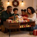 HAIOOU Coffee Table, Mid Century Modern Center Table for Living Room with Storage, Walnut Tea Table with Drawer, Open Storage Shelf, Floor-Anti-Scratching Pine Leg for Home, Office(Dark Brown) | Center Table, Living Room, Storage, Tea Table, Drawer, Open Storage Shelf - Image 10