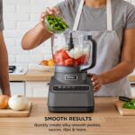 Ninja Food Processor, Professional Plus, 1000 Peak Watts, 4 Functions for Chopping, Slicing, Purees & Dough with 9-Cup Processor Bowl, 3 Blades, Food Chute & Pusher, Silver, BN601 - Image 5