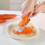 Tongjude Stainless Steel Cheese Grater Set, Set of 5 Kitchen Grater & Peeler & Slicer, Lemon Zester with Cleaning Brush for Vegetable, Fruit, Chocolate - Image 5