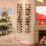 24 Bottles Wall Mounted Wine Rack, Detachable Wall Hanging Bottle Holder, Use as One or Four, DIY Display, Storage Racks for Wine, for Restaurant, Bar, Cellar - Image 5