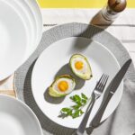 Corelle Vitrelle 4-Pieces 10.25" Glass Dinner Plates Chip & Crack Resistant Glass Dinnerware Set Plates, Winter Frost White - Image 8