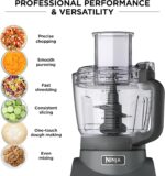 Ninja Food Processor, Professional Plus, 1000 Peak Watts, 4 Functions for Chopping, Slicing, Purees & Dough with 9-Cup Processor Bowl, 3 Blades, Food Chute & Pusher, Silver, BN601 - Image 3