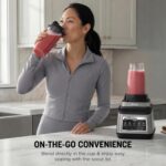 Ninja BN801 Professional Plus Kitchen System, 1400 WP, 5 Functions for Smoothies, Chopping, Dough & More with Auto IQ, 72-oz.* Blender Pitcher, 64-oz. Processor Bowl, (2) 24-oz. To-Go Cups, Grey - Image 5