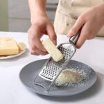 Tongjude Stainless Steel Cheese Grater Set, Set of 5 Kitchen Grater & Peeler & Slicer, Lemon Zester with Cleaning Brush for Vegetable, Fruit, Chocolate - Image 8
