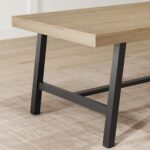 IDEALHOUSE Rustic Dining Table for 6-8 People, 70” Long Rectangle Kitchen Table, Industrial Farmhouse Wooden Kitchen Tables with Sturdy Metal Frame, Dining Room Table for Office, Home - Image 10