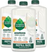 Seventh Generation Hand Dish Wash Refill, Lemongrass & Clementine, 3pk 50z - Image 2