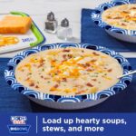 Dixie Ultra Extra Large Paper Bowls, 34 oz, 34 Count, Compostable, Microwave Safe, Disposable Bowls for Heavy Meals, Soups, Stews, and Everyday Use - Image 4