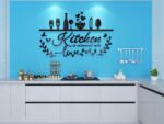 Kitchen Wall Decor 3D-DIY Silver Black Bless This Home for Kitchen Decor Wall Art for Dining Room Living Room Decoración para Cocina - Image 4