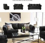 Signature Design by Ashley Darcy Classic Contemporary Sofa, Black - Image 7