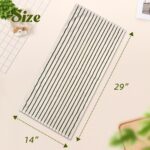 Jacquotha Black and White Striped Hand Towels for Bathroom, Vintage Kitchen Decor, Guest Use, Adults & Kids, Natural Cotton, 14” x 29” - Image 6