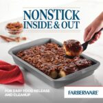 Farberware Nonstick Bakeware Baking Pan / Nonstick Cake Pan, Rectangle - 9 Inch x 13 Inch, Gray - Image 6