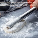 12.8-inch Stainless Steel Rolling Pin for Baking, French Smooth Metal Rolling Pin Kitchen Dough Roller for Fondant, Pizza, Pie, Cookie and Pastry - Image 4