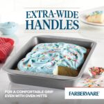 Farberware Nonstick Bakeware Baking Pan / Nonstick Cake Pan, Rectangle - 9 Inch x 13 Inch, Gray - Image 5