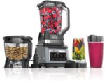 Ninja BN801 Professional Plus Kitchen System, 1400 WP, 5 Functions for Smoothies, Chopping, Dough & More with Auto IQ, 72-oz.* Blender Pitcher, 64-oz. Processor Bowl, (2) 24-oz. To-Go Cups, Grey - Image 2