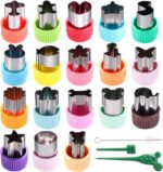 Vegetable Cutter Shapes Set Mini Sizes Cookie Cutters Set Fruit Cookie Pastry Stamps Mold - Image 3