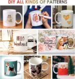 DANALLAN Sublimation Mugs, Premium Coffee Mugs Set of 12 White Ceramic Sublimation Cups 11 oz Christmas Coffee Mug for Soup Tea Milk Latte Hot Chocolate - Image 6